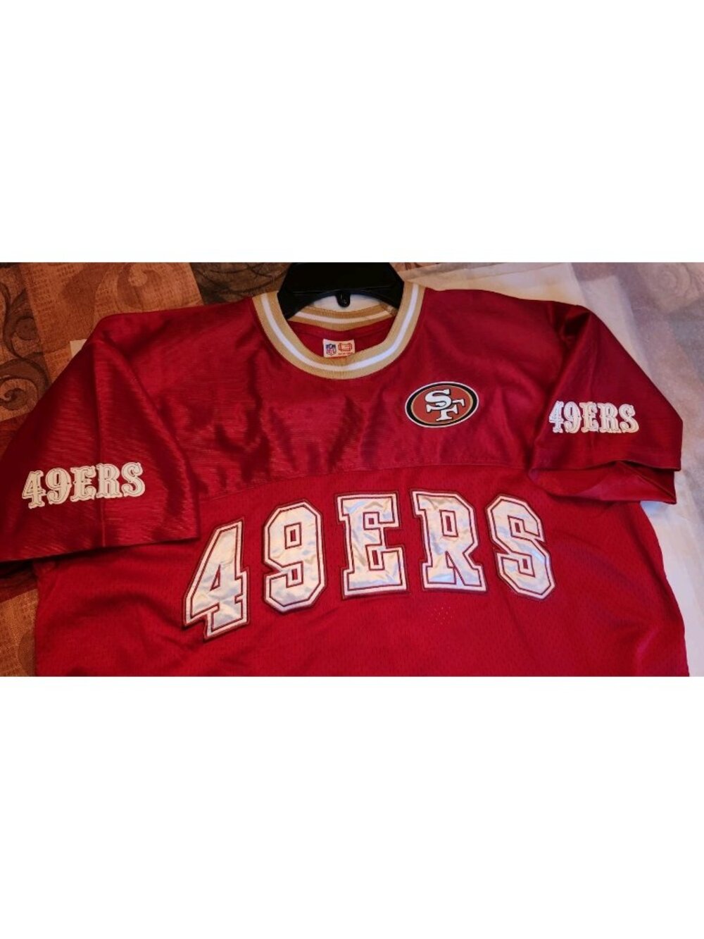 nfl ultra game SAN FRANCISCO 49ERS womens LARGE crop top jersey style - Picture 2 of 10